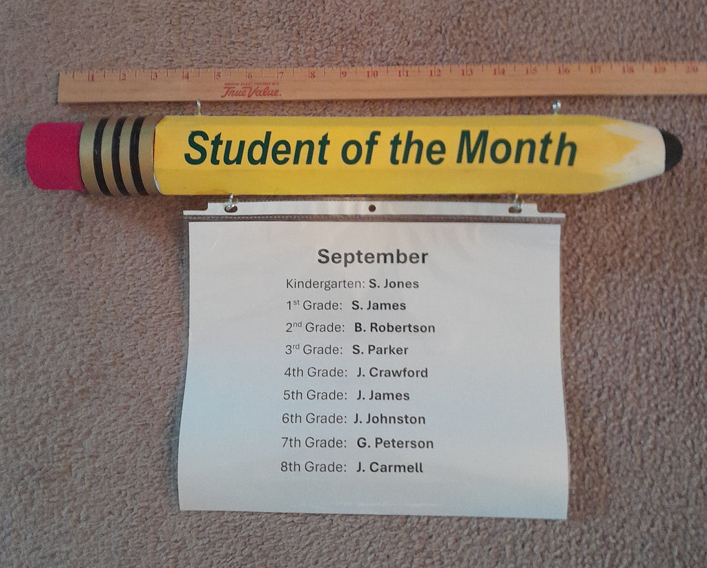 Student of the Month Giant Pencil